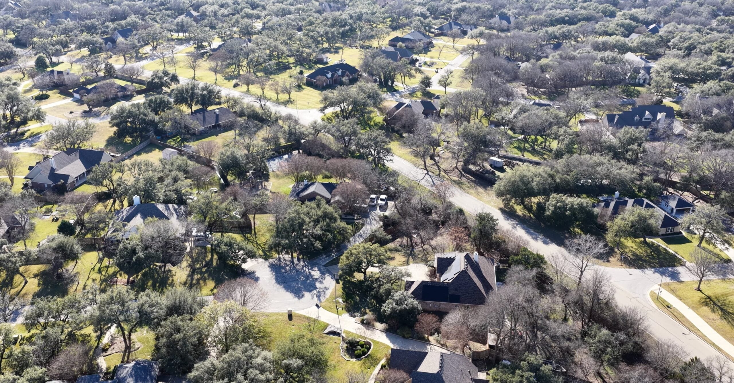 The Grove at Lakewood Ranch Aerial Neighborhood View Temple TX