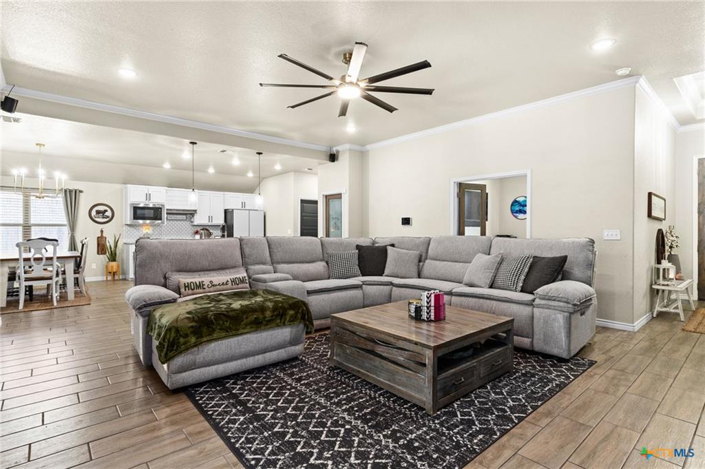 Bella Terra living room with premium finishes