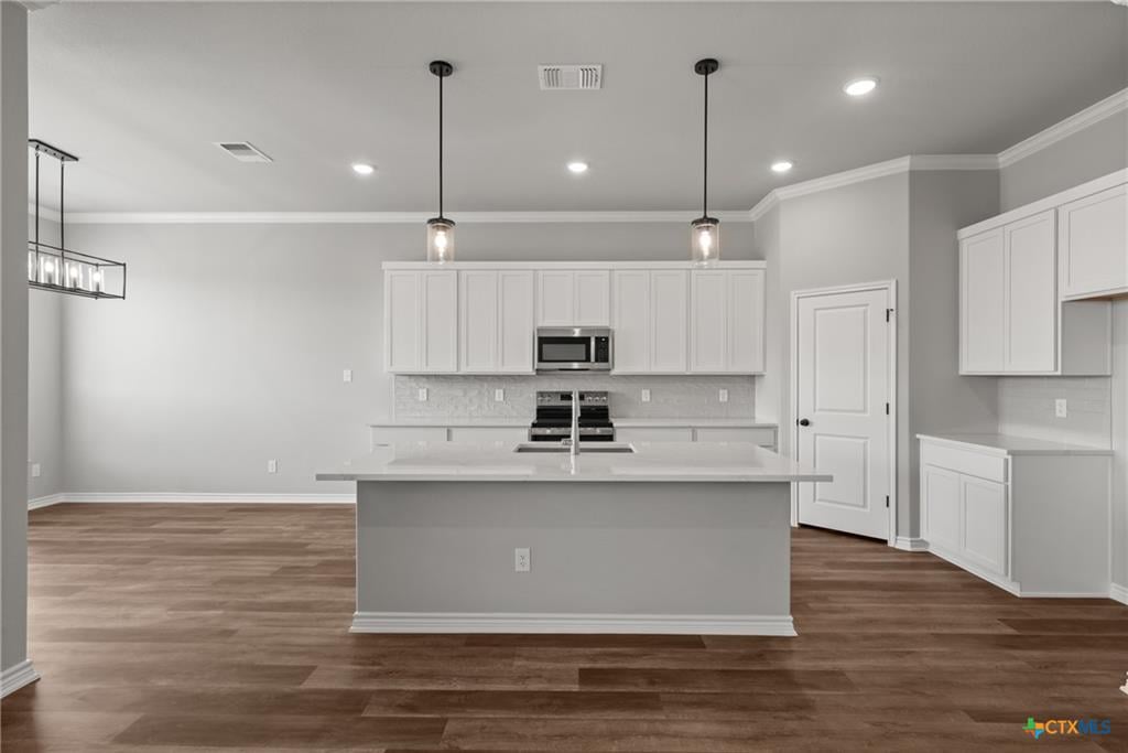 Updated kitchen in a Temple TX furnished rental