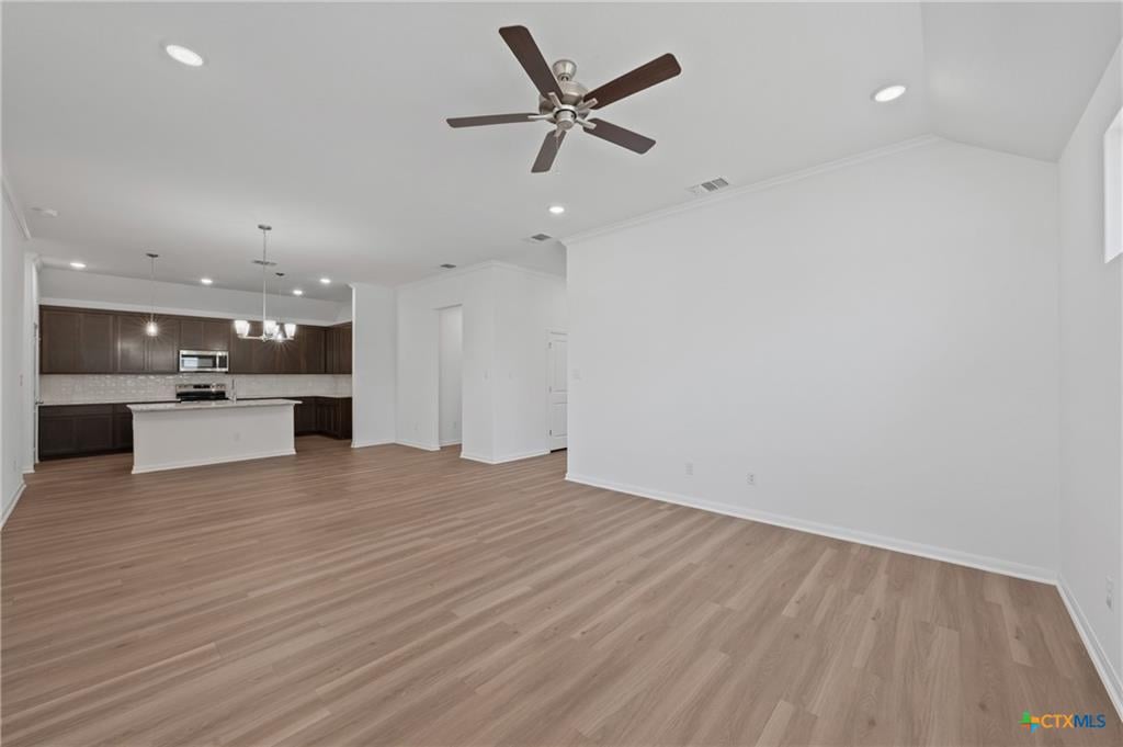 Parks at Westfield open concept living area