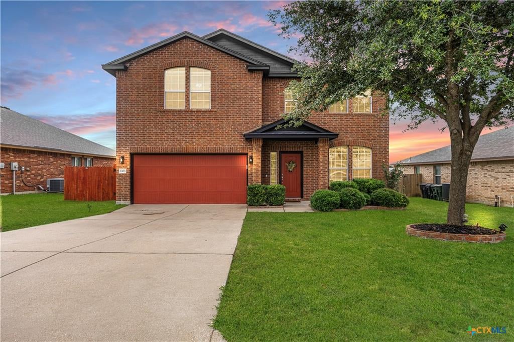 Temple TX rental property at twilight
