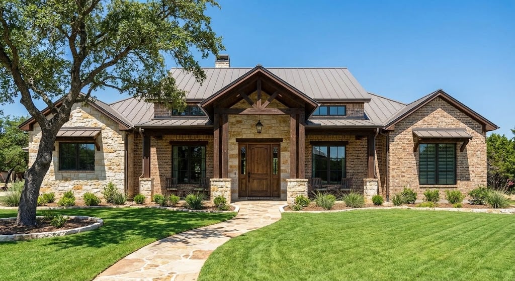 Front of single family home in Temple TX near BSW hospital