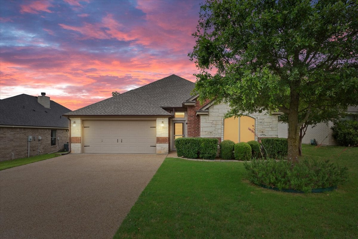 Canyon Ridge neighborhood street in South Temple Texas