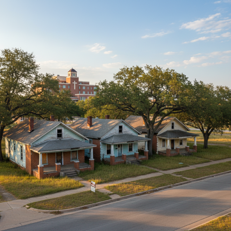 Hospital District neighborhood homes, Temple TX