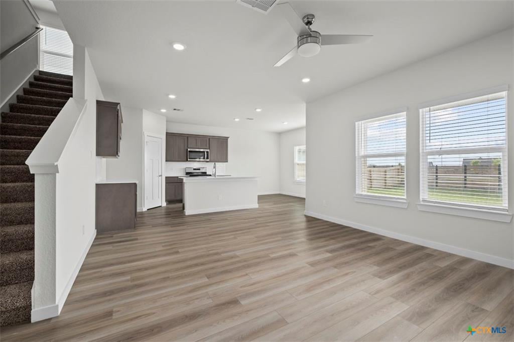 Example Pecan Creek open living room