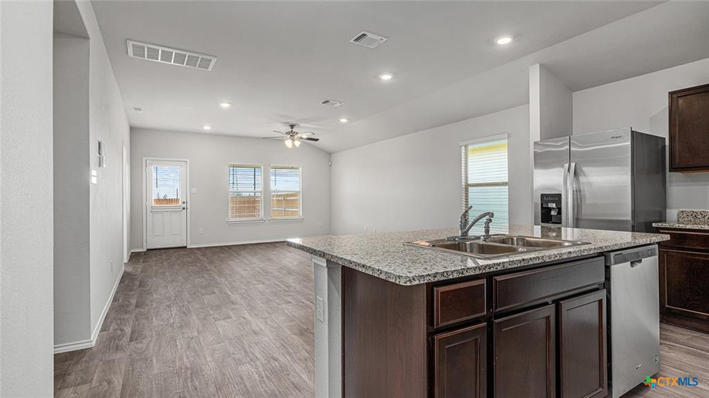 Second open-plan interior reference from Pecan Creek