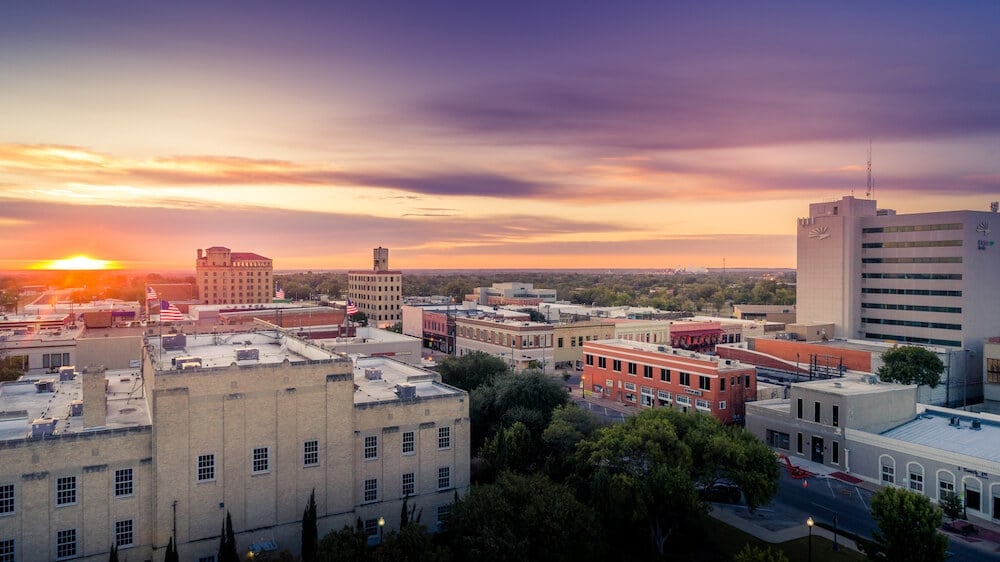 Historic downtown Temple Texas