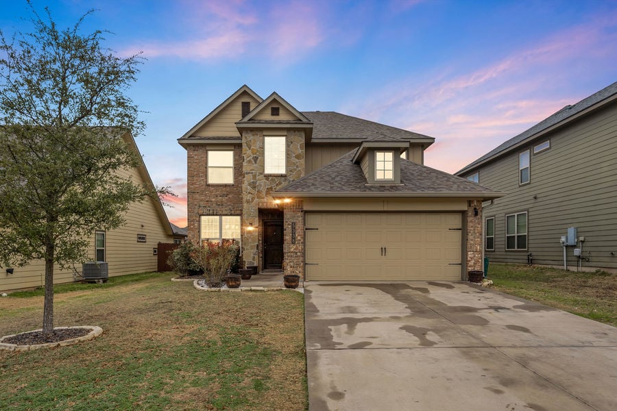 Three Creeks master-planned neighborhood entrance in Belton, TX
