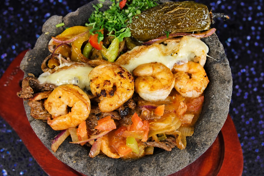 Sizzling fajita platter at Fajita Kings in Temple TX