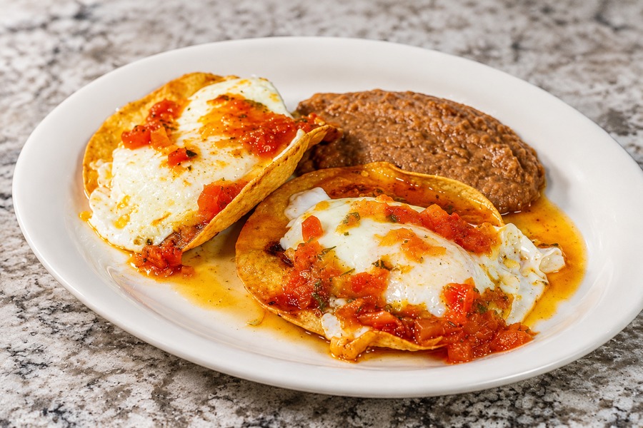 Mexican breakfast spread at Las Marias in downtown Temple TX