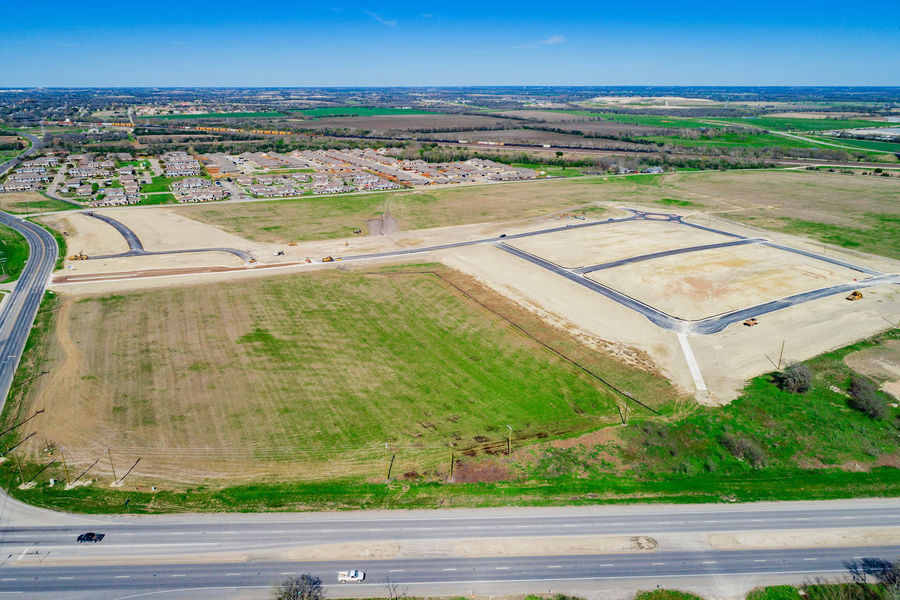 South Pointe Temple TX aerial view showing lot sizes and street layout