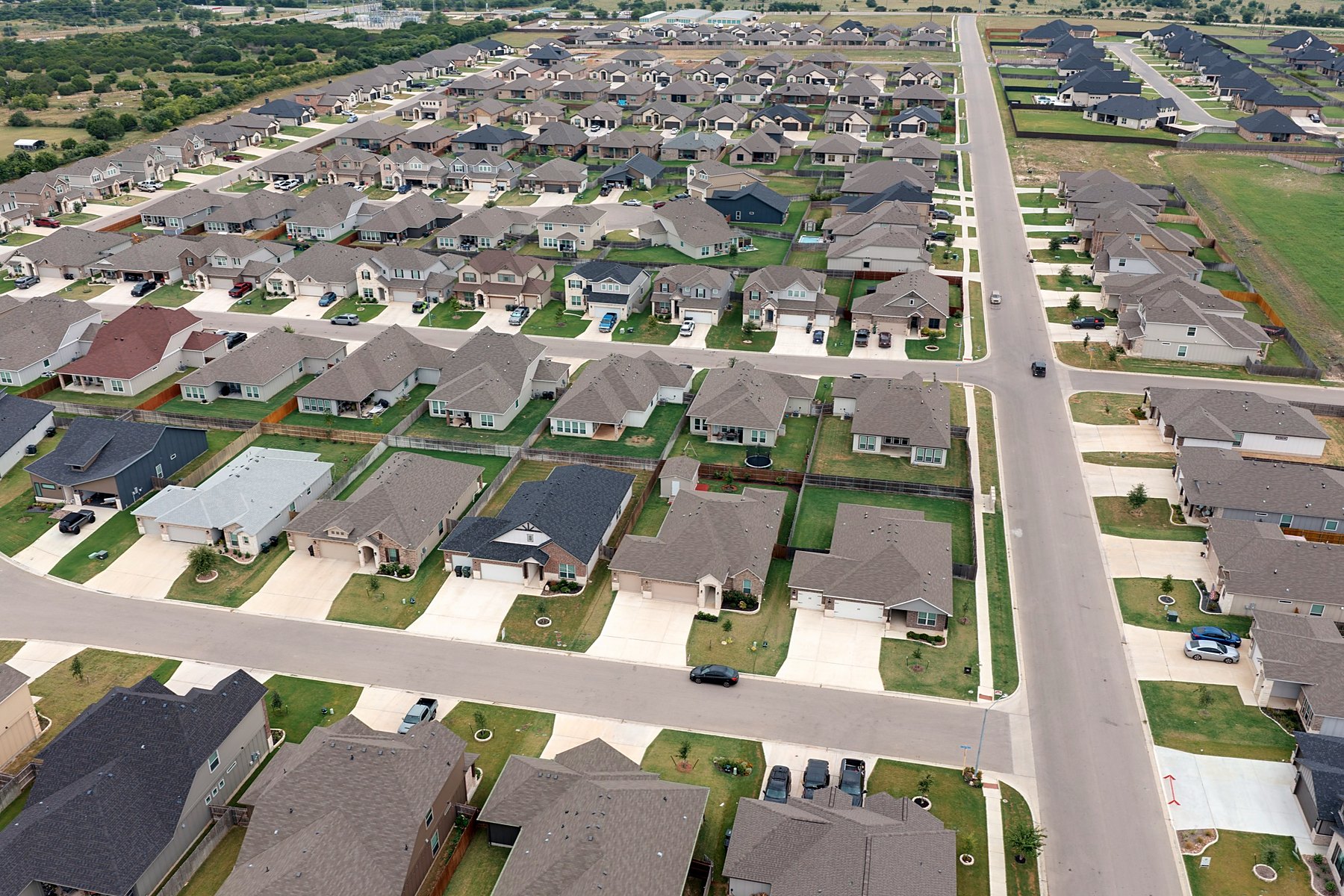 New-construction homes in Temple TX — representative of the price band BSW residents buy into