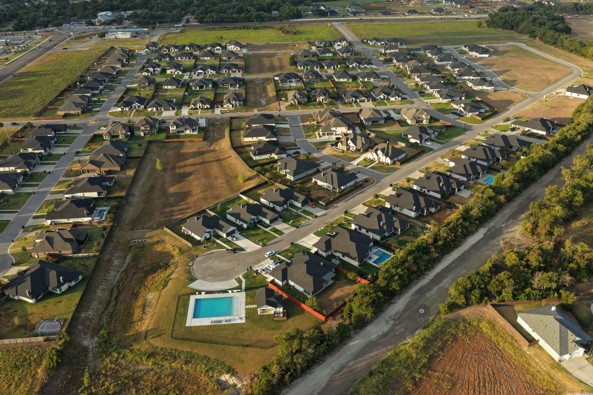 Legacy Ranch — pool and street layout