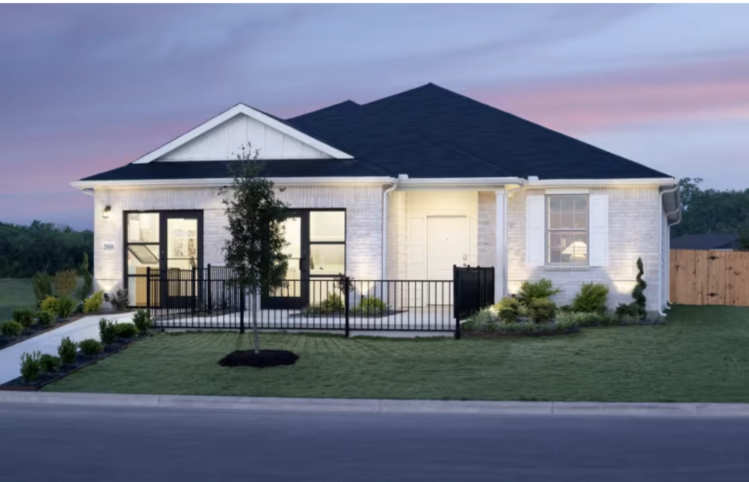 Centex model home in County View, Temple (Centex marketing photo)