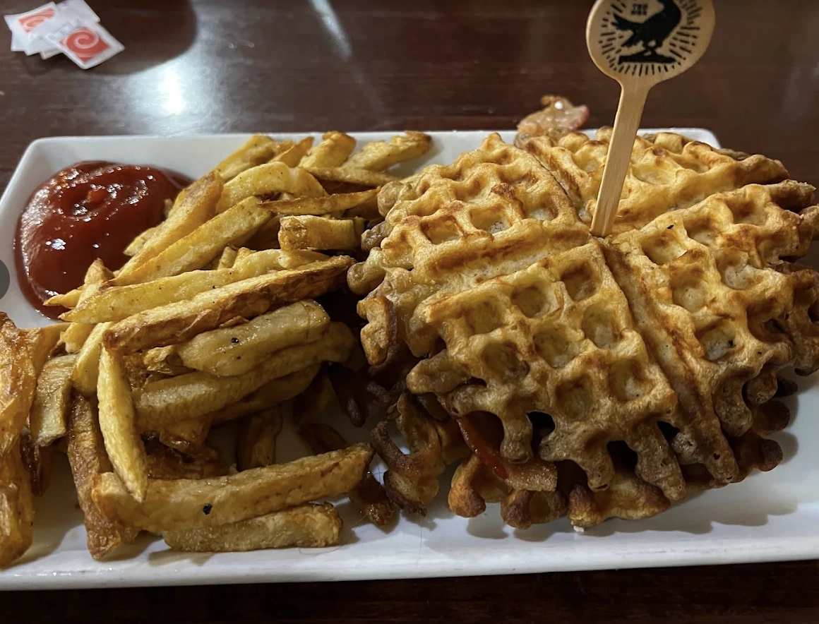 Waffle fries at Bird Creek in downtown Temple, Texas